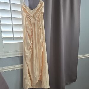 Elegant Cream Women's Dress